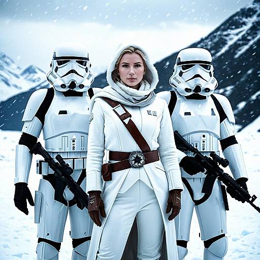Elsa Meets Stormtroopers in Winter