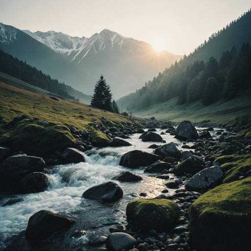 Serene Romanticism in Carpathian Mountains Serene Romanticism in Carpathian Mountains