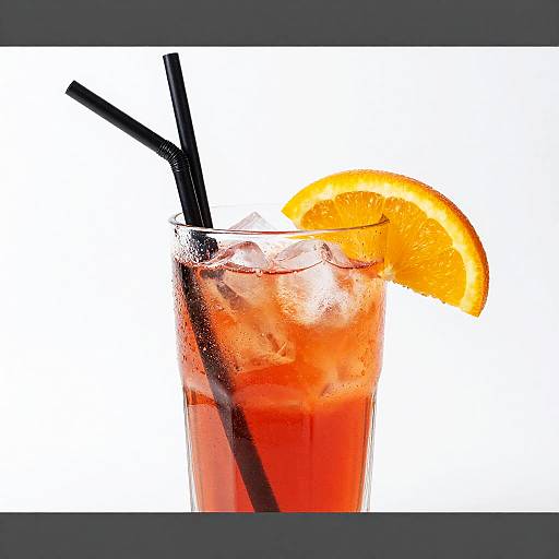 Refreshing Iced Orange Drink