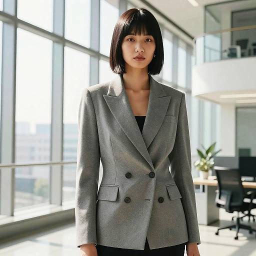 Peekaboo Fringe Business Leader Style