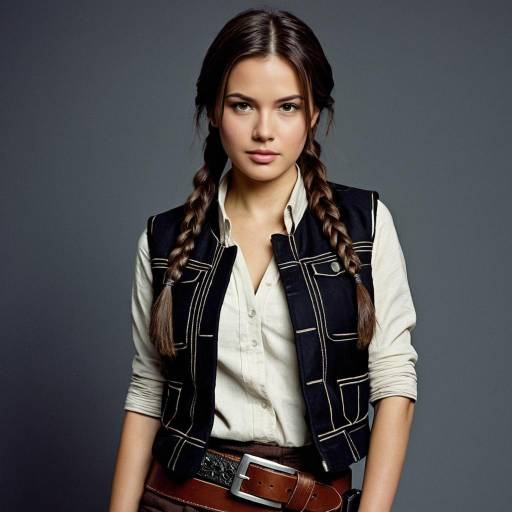 Woman in Han Solo Inspired Costume