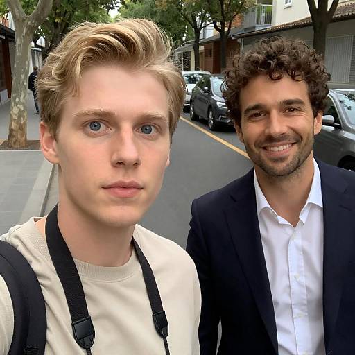 Street Photograph of Two Diverse Men