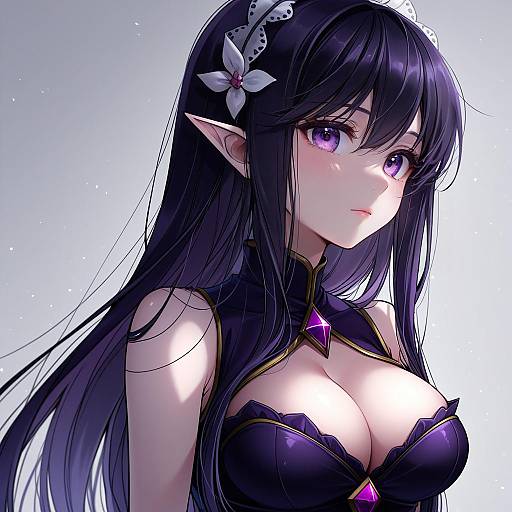 Illustration of Morgana (league of legends), league of legends in the style of Kokuchuutei