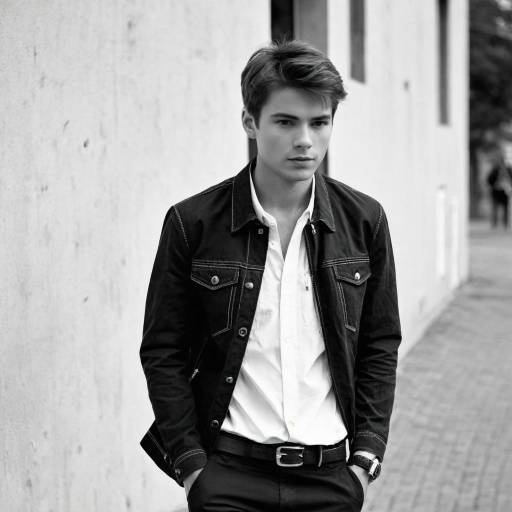 Monochrome Solo Male in Traditional Style