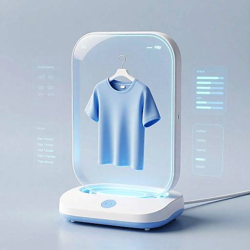 Futuristic Digital Clothes Remover Concept