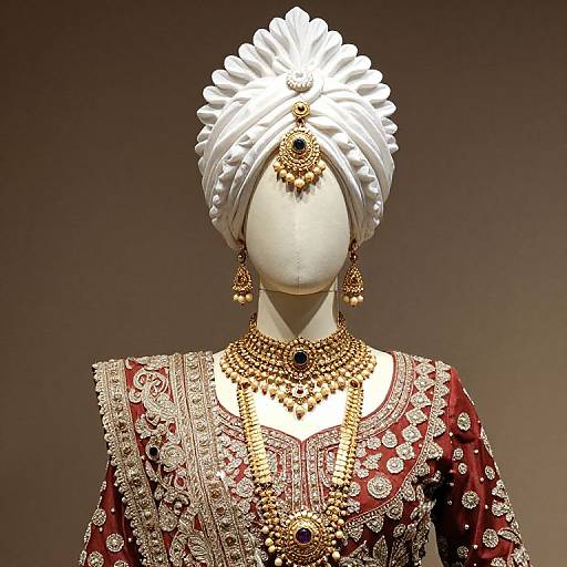 Mannequin in Traditional Indian Attire