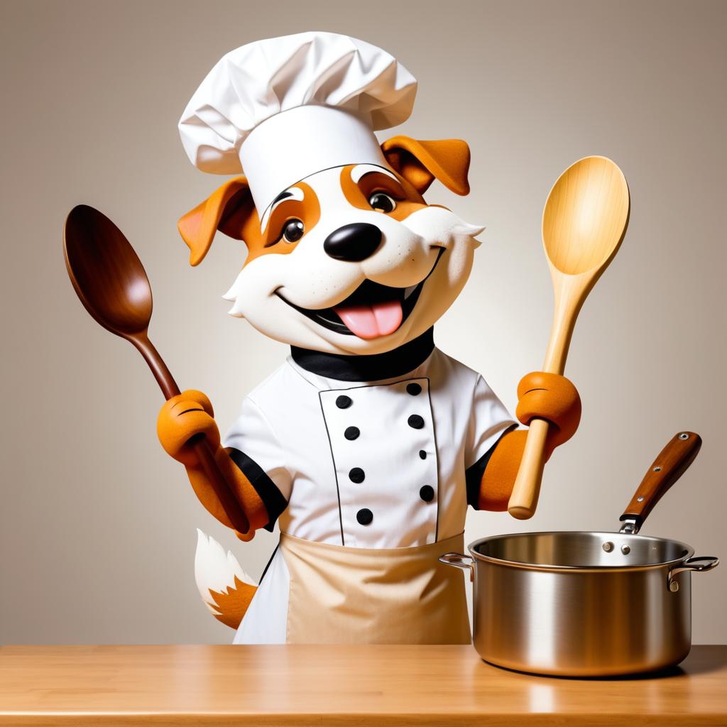 Chef Canine: A Gourmet Dog Character