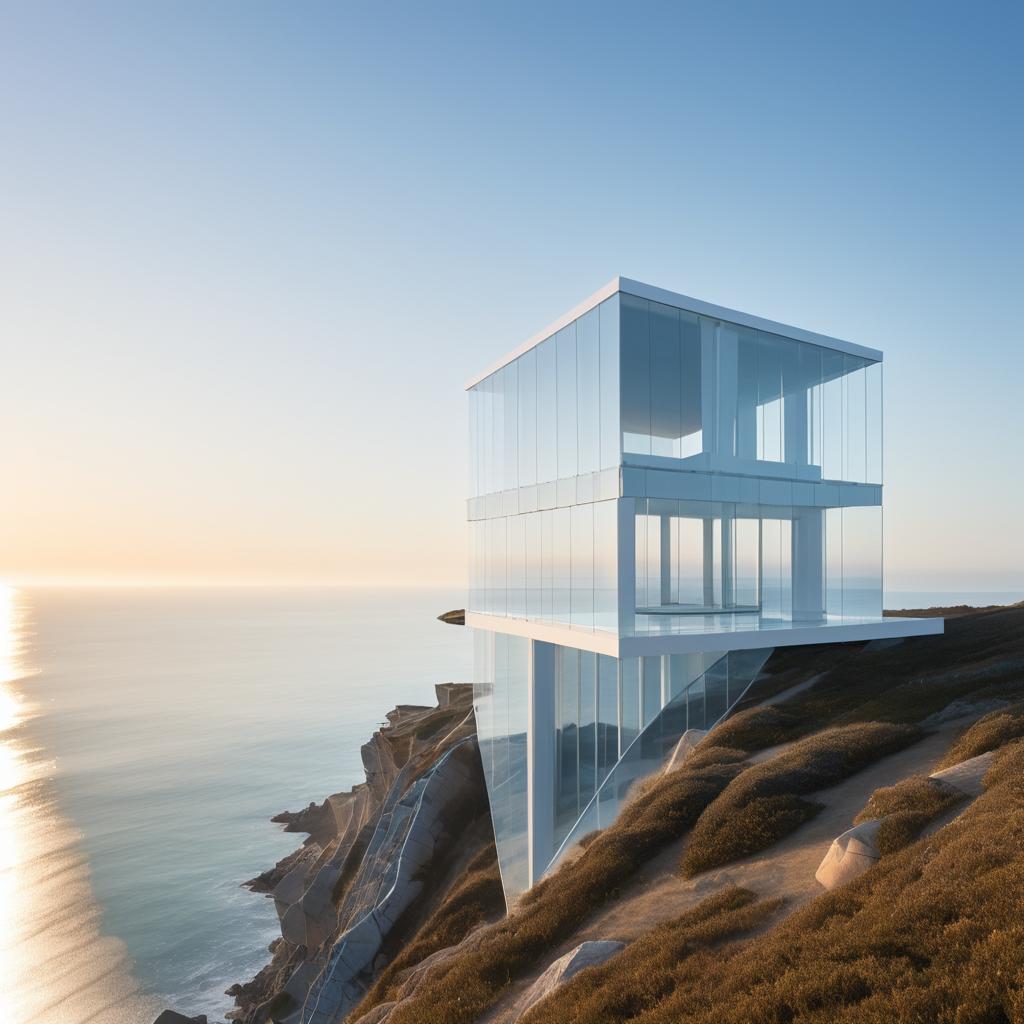 Stunning Quartz-Shaped Glass Building