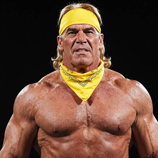 Hollywood Hulk Hogan with Yellow Accessories