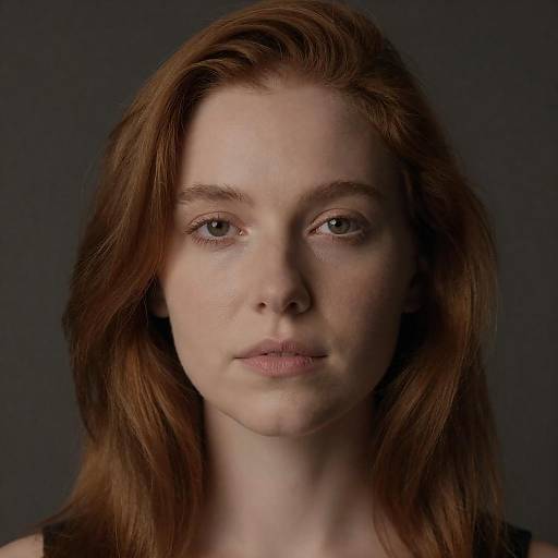 Close-Up Portrait of Woman in Shadow