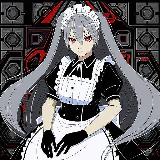 Illustration of Alexandrina sebastiane, zenless zone zero in the style of Jigatei (omijin)