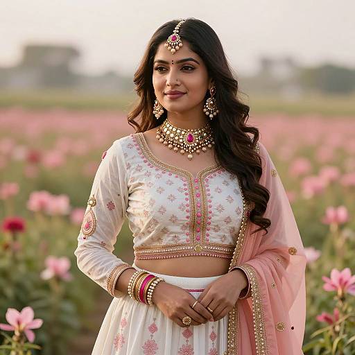 Elegant Indian Woman in Traditional Attire