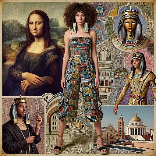 Afrofuturistic Fashion Portrait Masterpiece