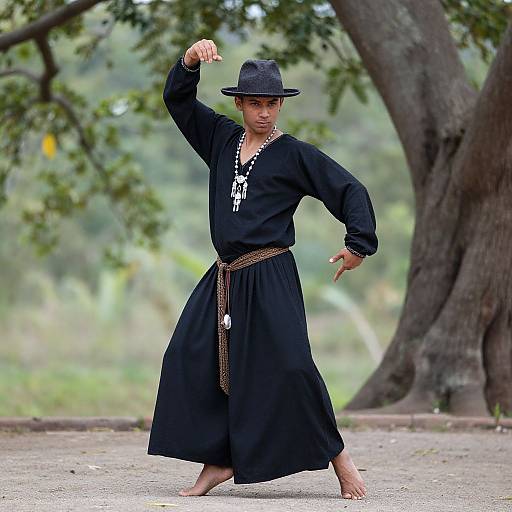 Gypsy Dance Costume Male Portrait