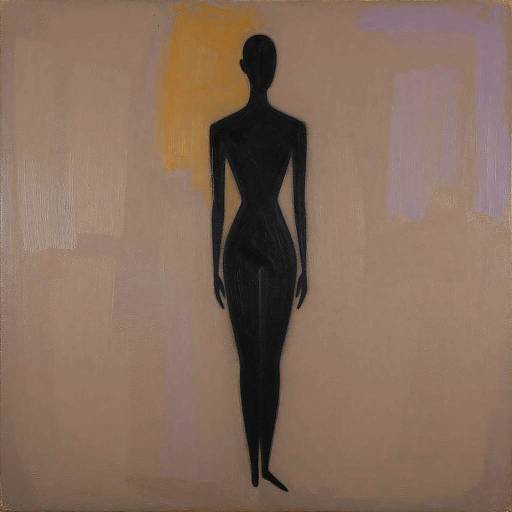 Abstract Silhouette Painting