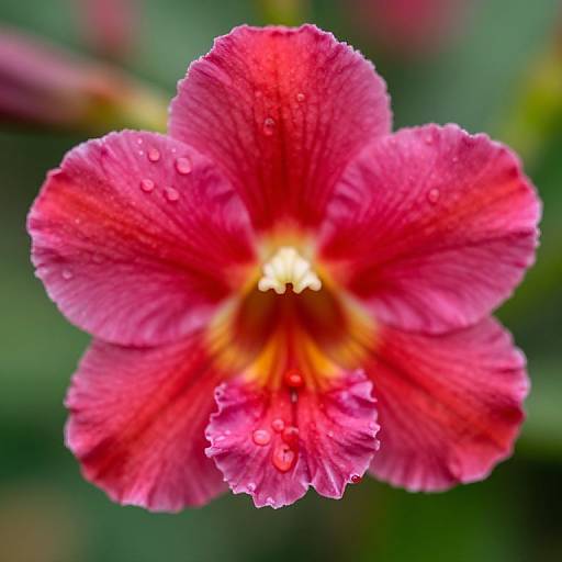 Macro Shot of Rare Exotic Flower