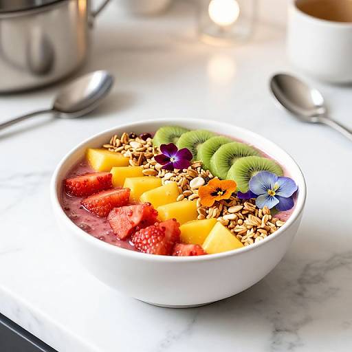 Colorful Exotic Batido Bowl Art