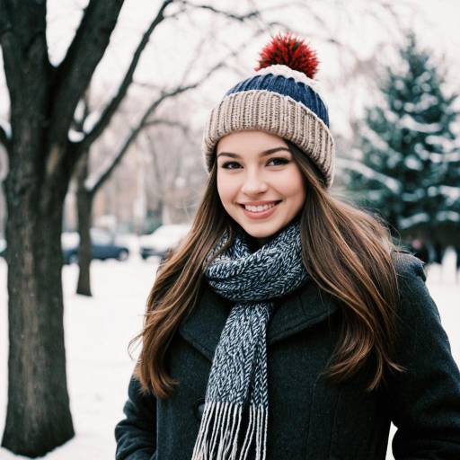 Cozy Winter Birthday Portrait