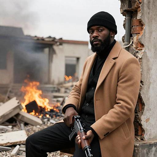 Alert Vigilance in a Ruined Landscape