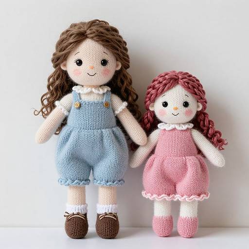 Lulu and Little Doll Knitting Pattern