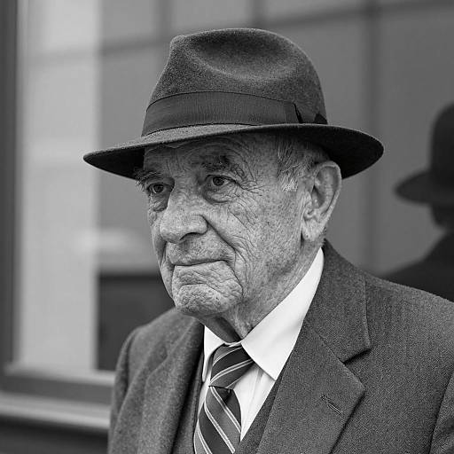 Classic Portrait of an Elderly Man