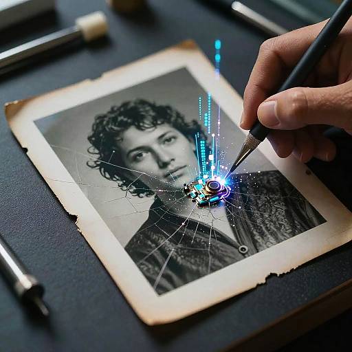 AI Restoration of Old Photographs