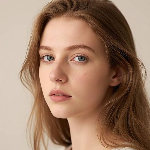 Photorealistic Portrait of Young Woman