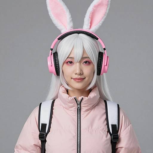 Portrait of Stylish Asian Woman