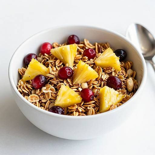 Tropical Fruit and Nut Granola Bowl