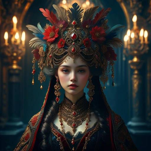 Mystical Elegance in Dark Fantasy