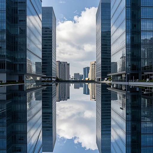 Endless Reflective Glass Labyrinth