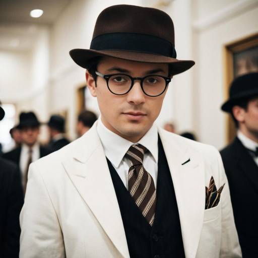 Stylish Great Gatsby Male Costume Portrait