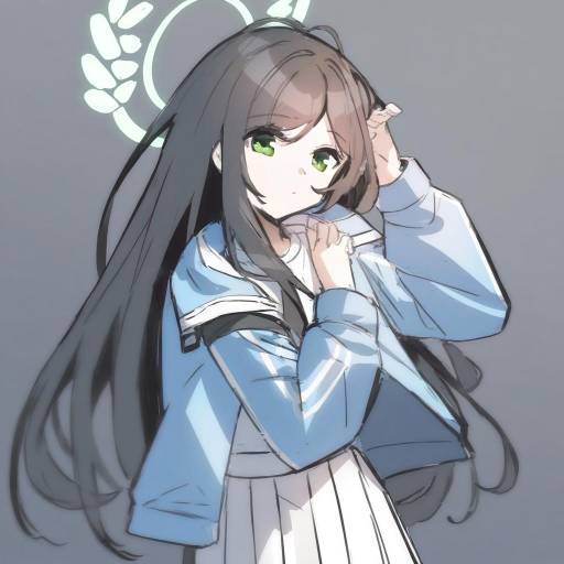 Illustration of Airi (band) (blue archive), blue archive in the style of Yuuji (yukimimi)