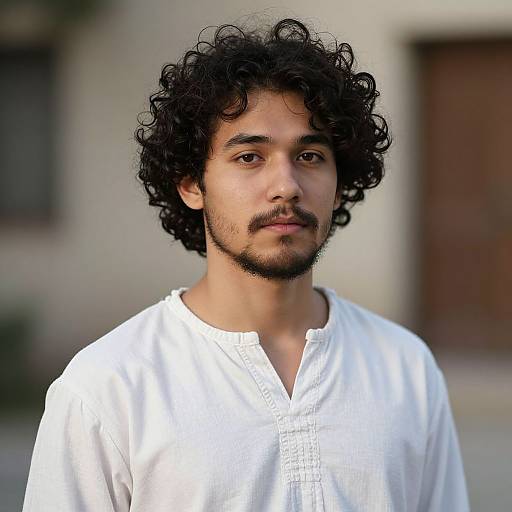 Realistic Greek Tunic Male Portrait