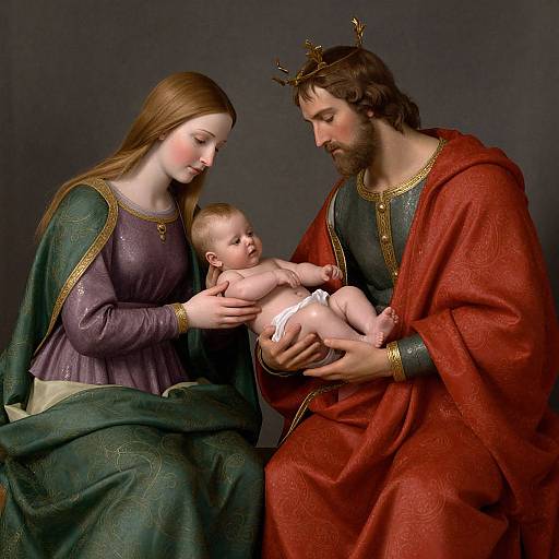 Sacred Presentation of Christ Scene