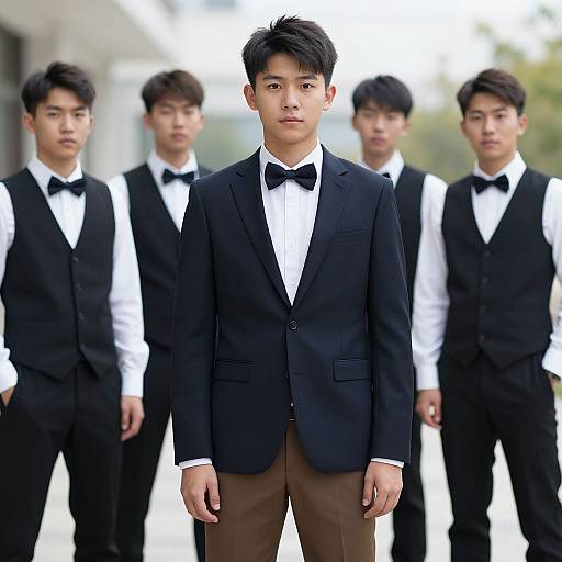 Realistic Male Wedding Party Outfit