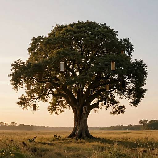 Ancient Tree with Portal Doorways