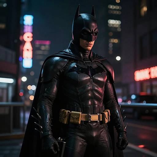 Leogirl in Shadowy Gotham City