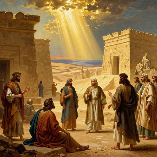 Ancient Biblical Scenes in Classical Style