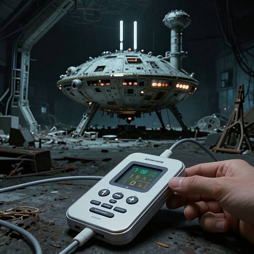 1980s Sci-Fi Wireless Charging Horror