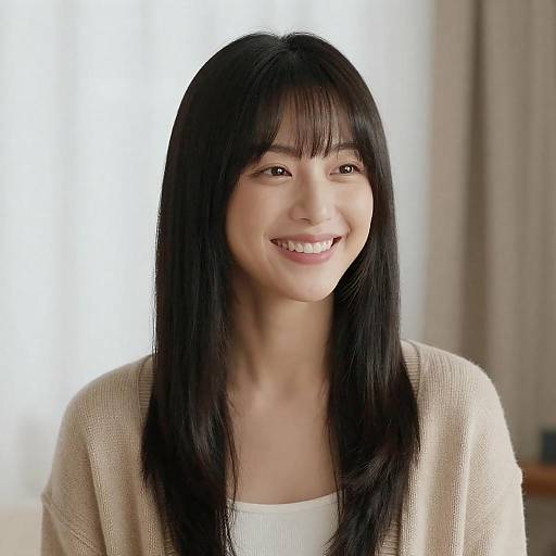 Warm Natural Portrait of Woman