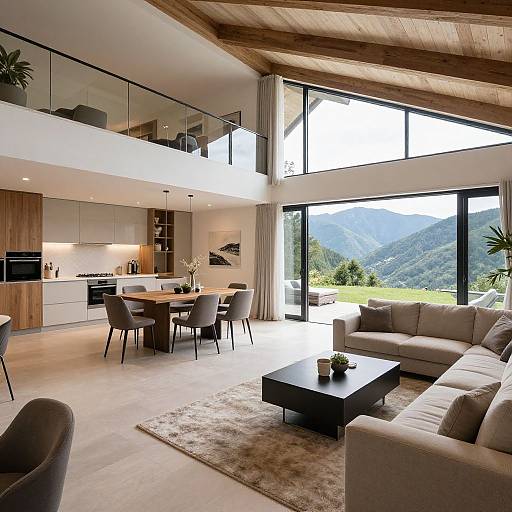 Luxury Open-Plan Villa Interior