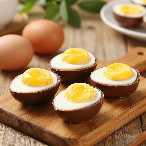 Chocolate Scotch Egg Dessert Arrangement