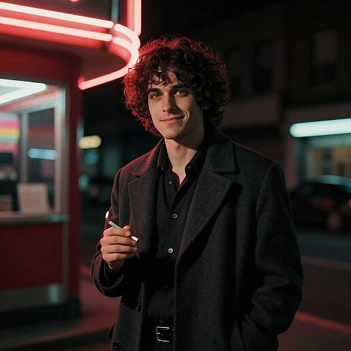 Cinematic Noir Urban Portrait