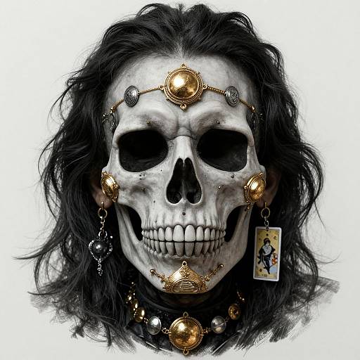 Hyperrealistic Dark Art Portrait