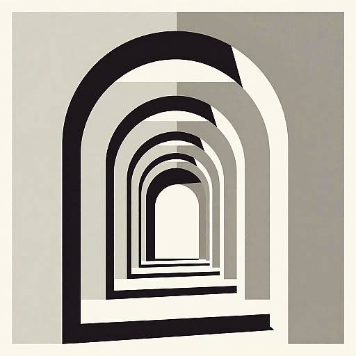 Endless Arches in Escher Style