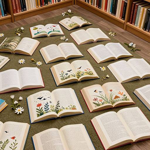 Books Blooming Into Flying Stories