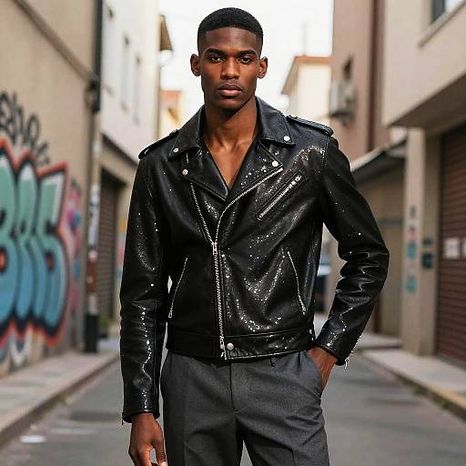 Urban Chic Male Fashion Portrait