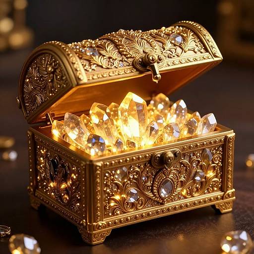 Intricately Decorated Treasure Chest