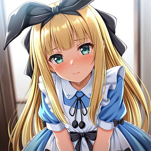 Illustration of Mononobe alice, nijisanji in the style of Zanntetu